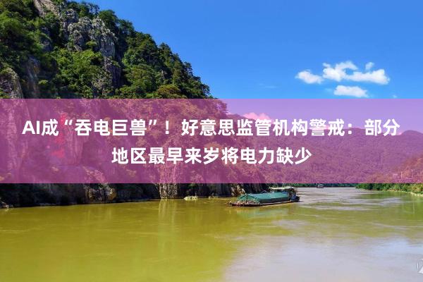 AI成“吞电巨兽”！好意思监管机构警戒：部分地区最早来岁将电力缺少